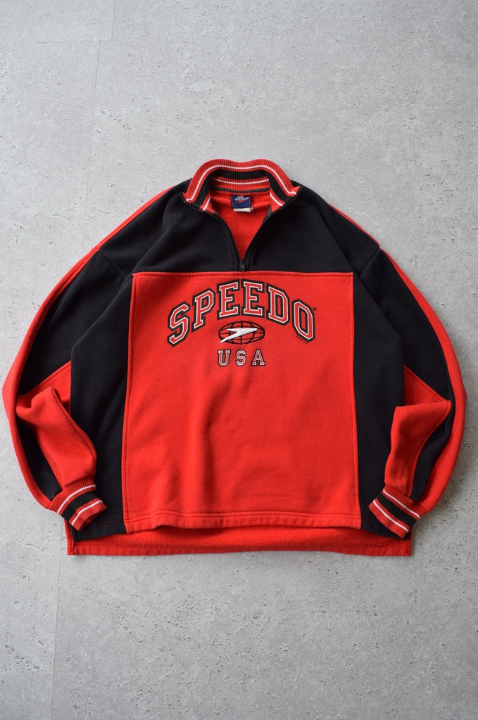Vintage 1998 Speedo USA 1/4 Zip Sweater (L) - Retrospective Store