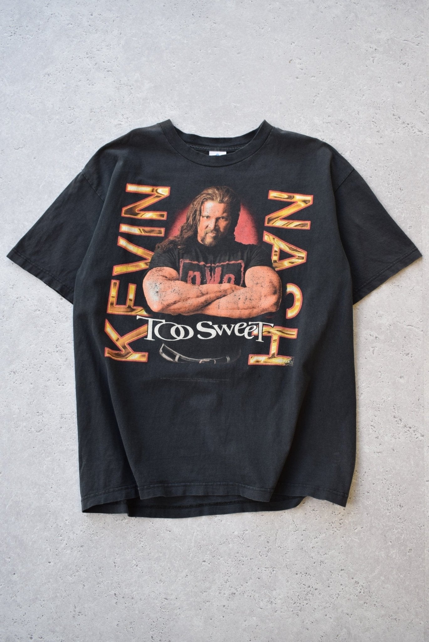 Vintage 1998 WCW 'Too Sweet' Kevin Nash Tee (XL) - Retrospective Store