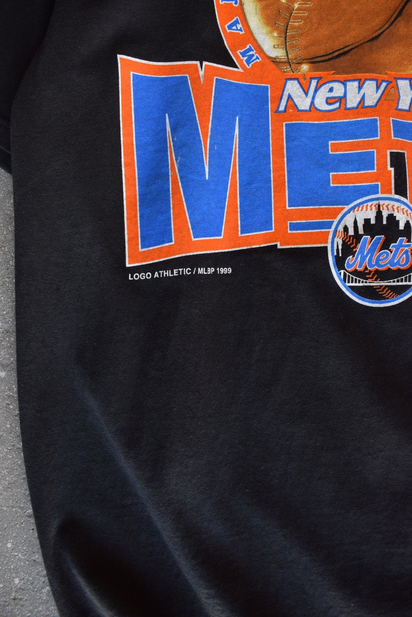 Vintage 1999 MLB New York Mets Tee (L/XL) - Retrospective Store