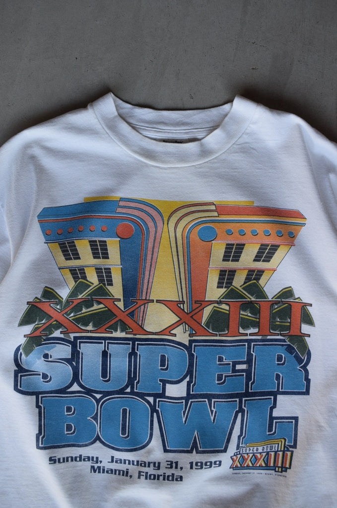 Vintage 1999 Superbowl XXXIII Tee (L) - Retrospective Store