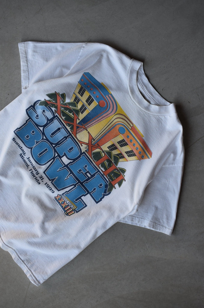 Vintage 1999 Superbowl XXXIII Tee (L) - Retrospective Store