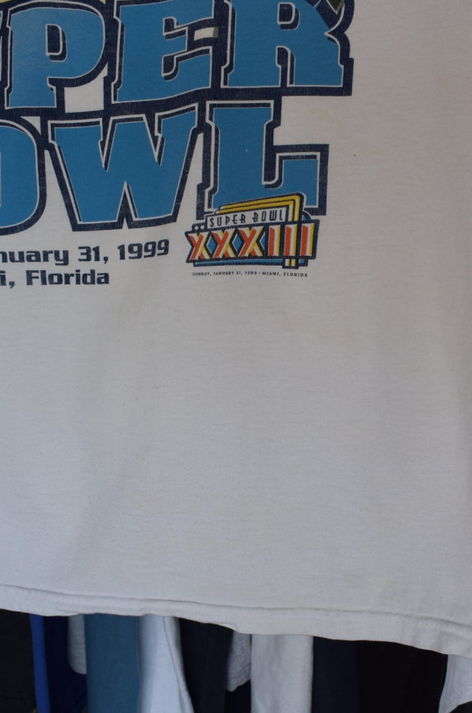 Vintage 1999 Superbowl XXXIII Tee (L) - Retrospective Store