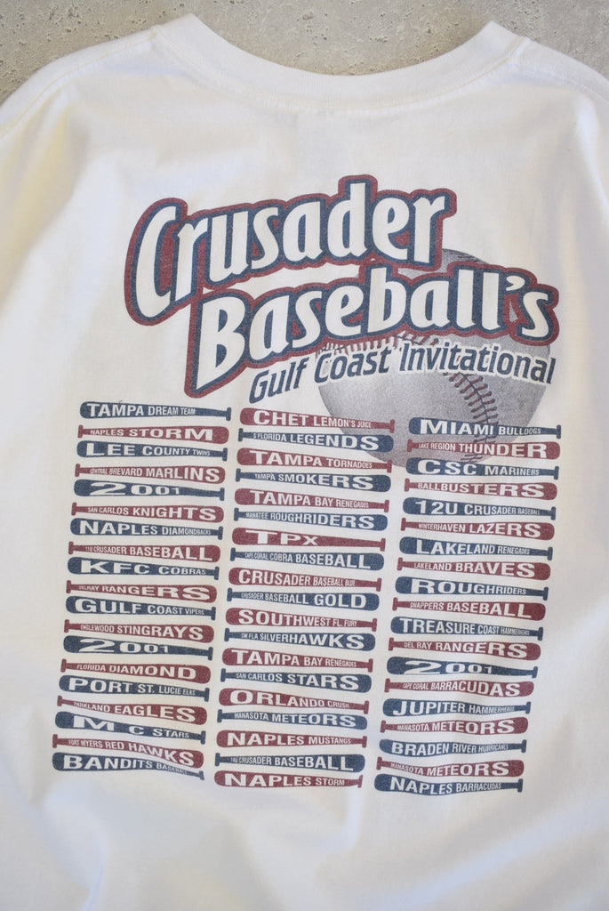 Vintage 2001 Crusader Baseball Invitational Tee (XL) - Retrospective Store