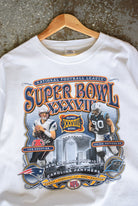 Vintage 2004 NFL Patriots vs Panthers Superbowl XXXVIII Tee (L) - Retrospective Store
