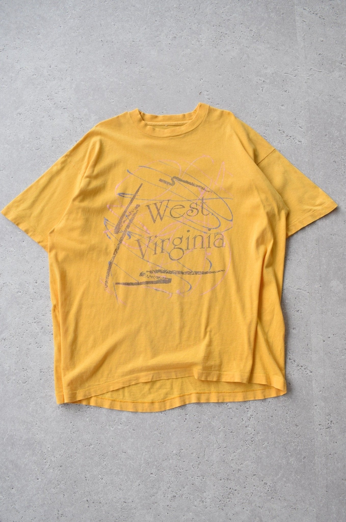 Vintage 80s West Virginia Tee (XXL) - Retrospective Store
