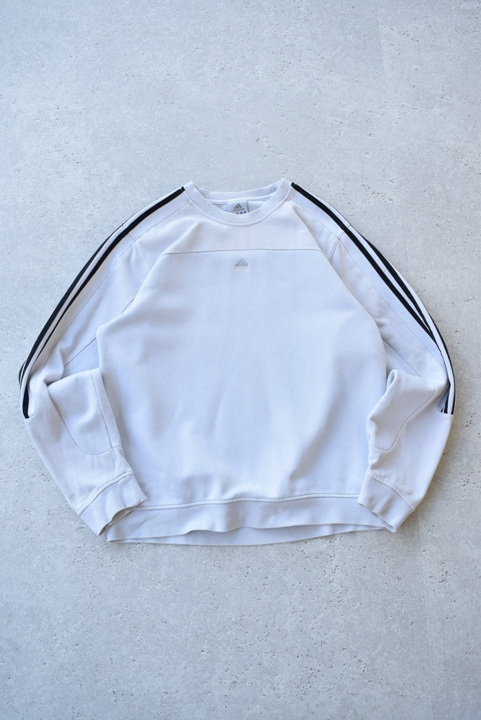 Vintage 90s Adidas Centre Logo Embroidered Sweater (L) - Retrospective Store