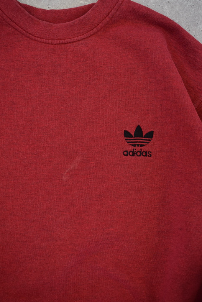 Vintage 90s Adidas Classic Logo Embroidered Sweater (M) - Retrospective Store