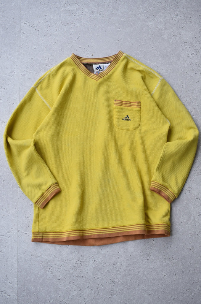 Vintage 90s Adidas Classic Logo Pocket Pullover (M/L) - Retrospective Store