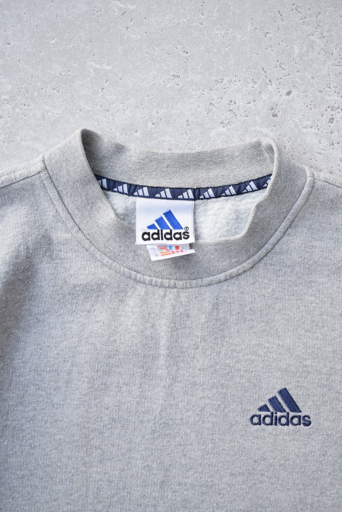 Vintage 90s Adidas Classic Logo Sqweater (S) - Retrospective Store