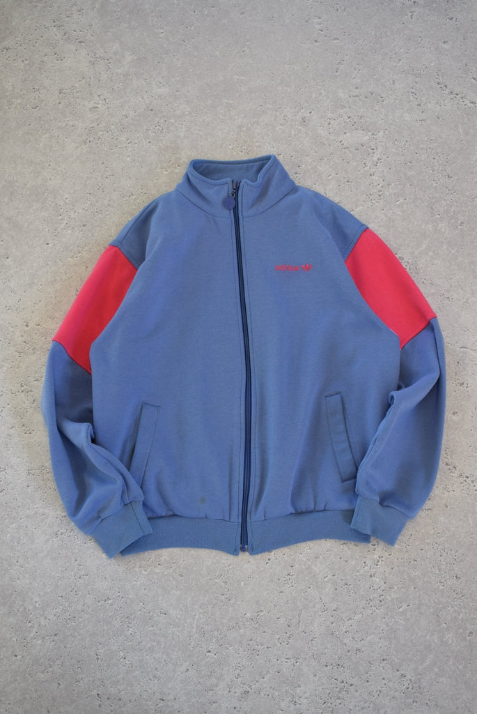 Vintage 90s Adidas Embroidered Fill Zip Sweater (S) - Retrospective Store