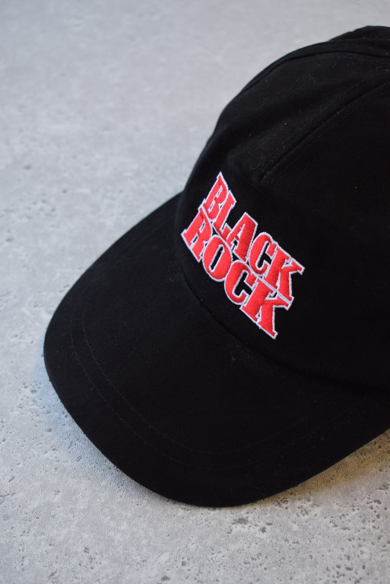 Vintage 90s Black Rock Hat - Retrospective Store