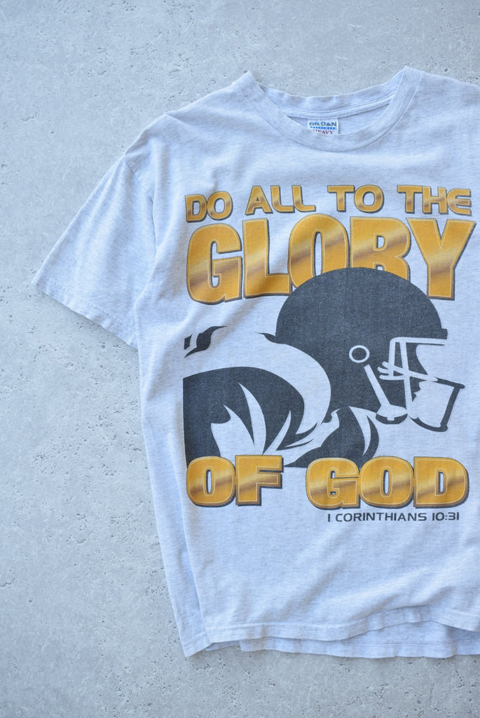 Vintage 90s 'Do All To The Glory Of God' Tee (L) - Retrospective Store
