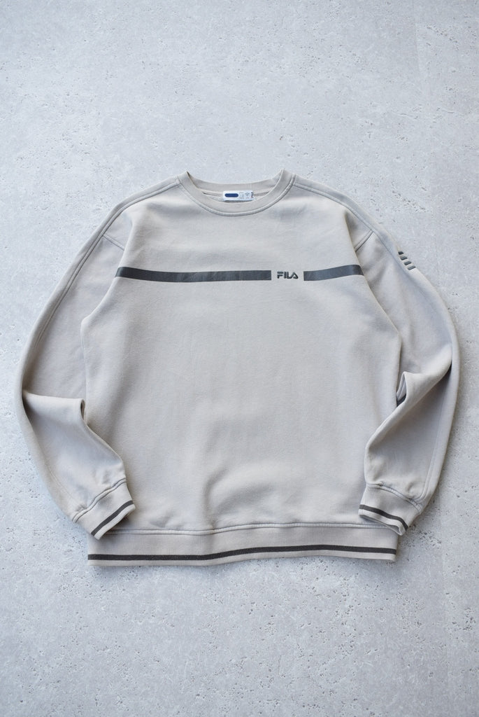 Vintage 90s Fila Embroidered Sweater (L) - Retrospective Store
