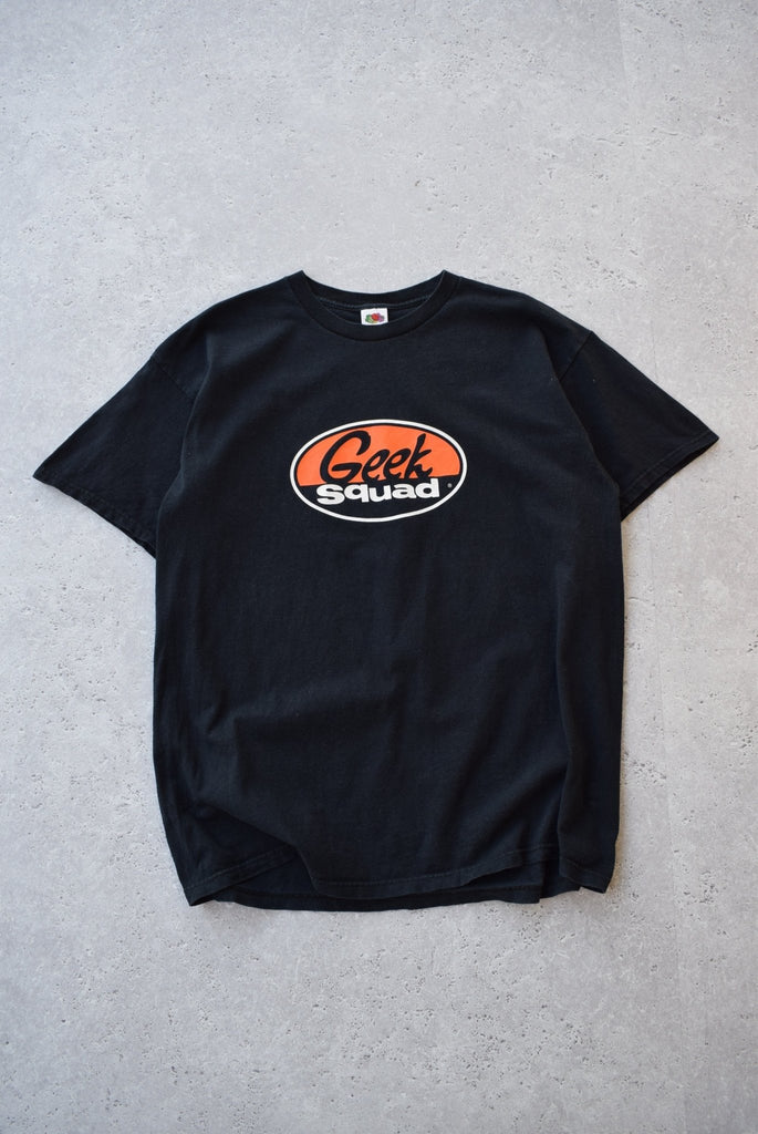 Vintage 90s Geek Squad Tee (L/XL) - Retrospective Store