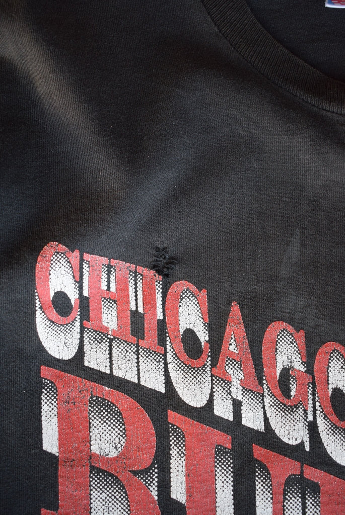 Vintage 90s NBA Chicago Bulls Signature Tee (XL) - Retrospective Store