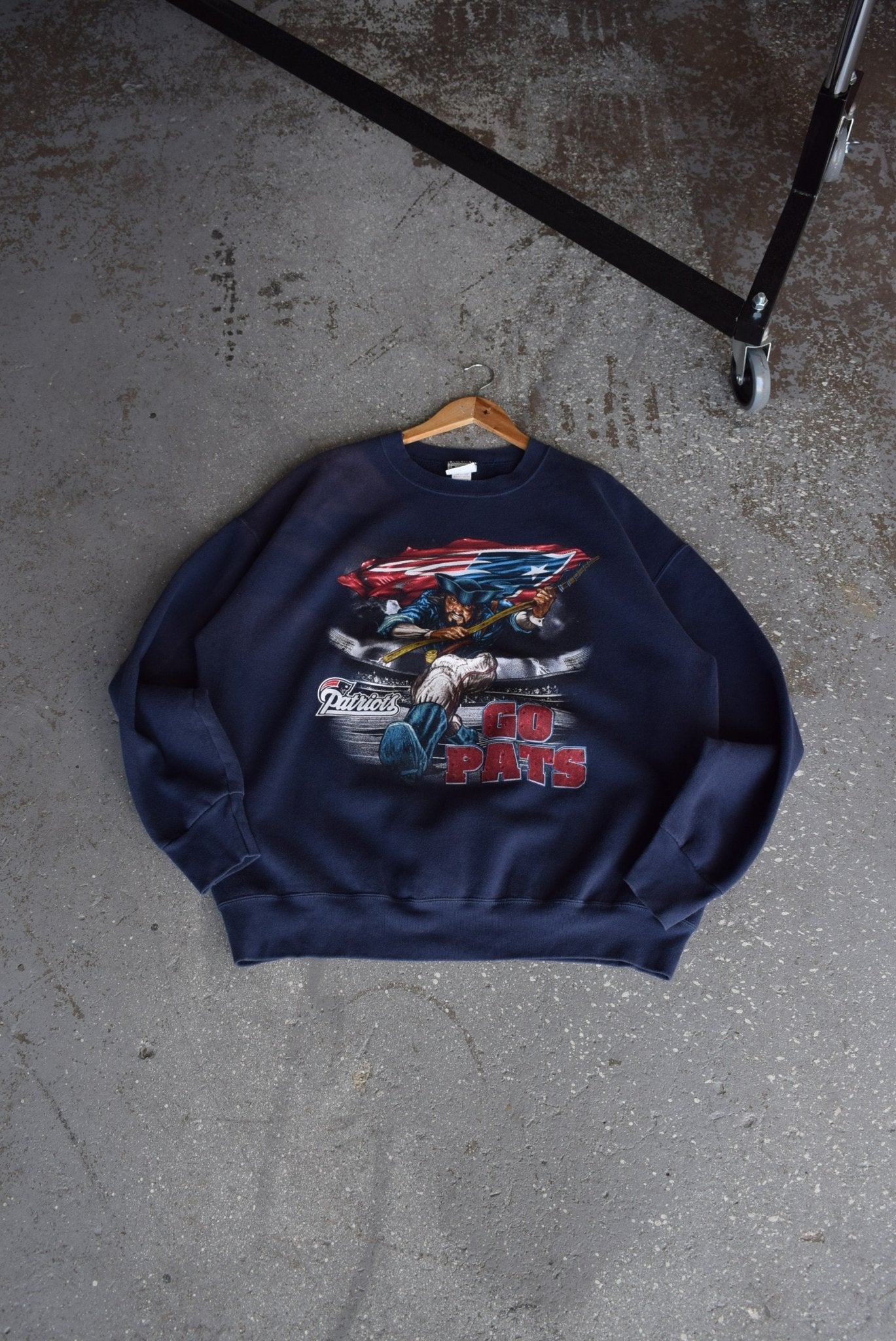 Vintage patriots crewneck cheap