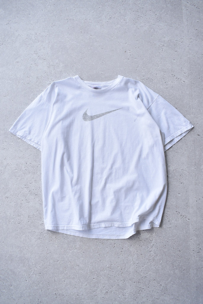 Vintage 90s Nike Big Swoosh Tee (L) - Retrospective Store