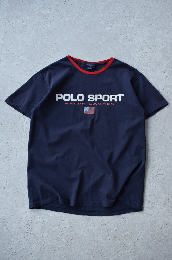 Vintage 90s Polo Sport Ralph Lauren Tee (M) - Retrospective Store