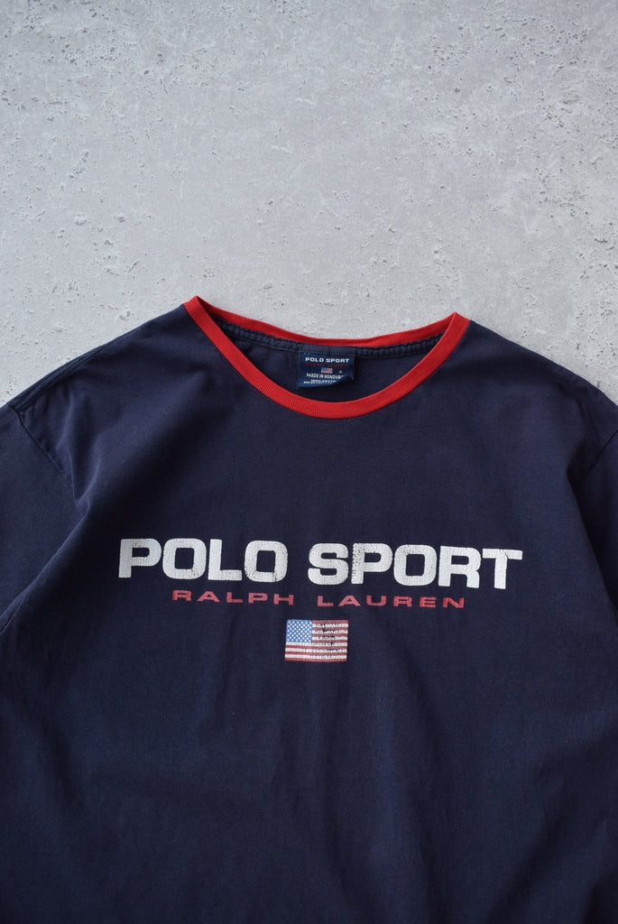 Vintage 90s Polo Sport Ralph Lauren Tee (M) - Retrospective Store