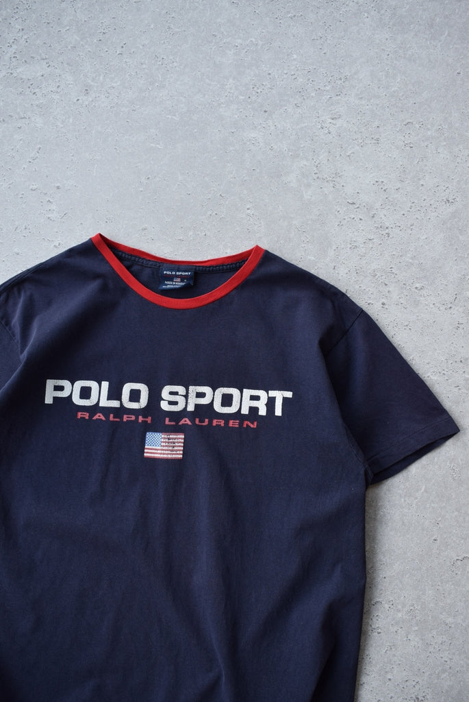 Vintage 90s Polo Sport Ralph Lauren Tee (M) - Retrospective Store
