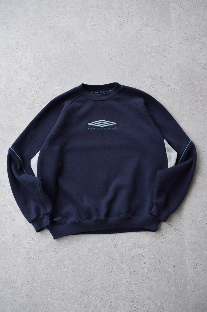 Vintage 90s Umbro Pro Training Embroidered Sweater (M) - Retrospective Store