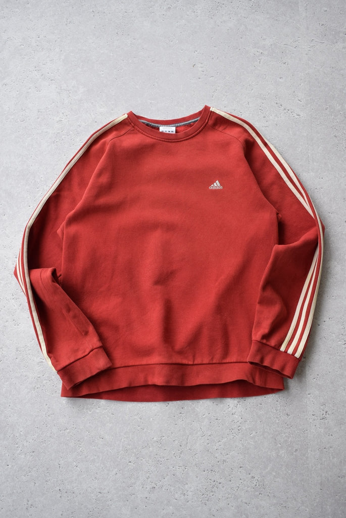 Vintage Adidas Classic Logo Embroidred Sweater (L) - Retrospective Store