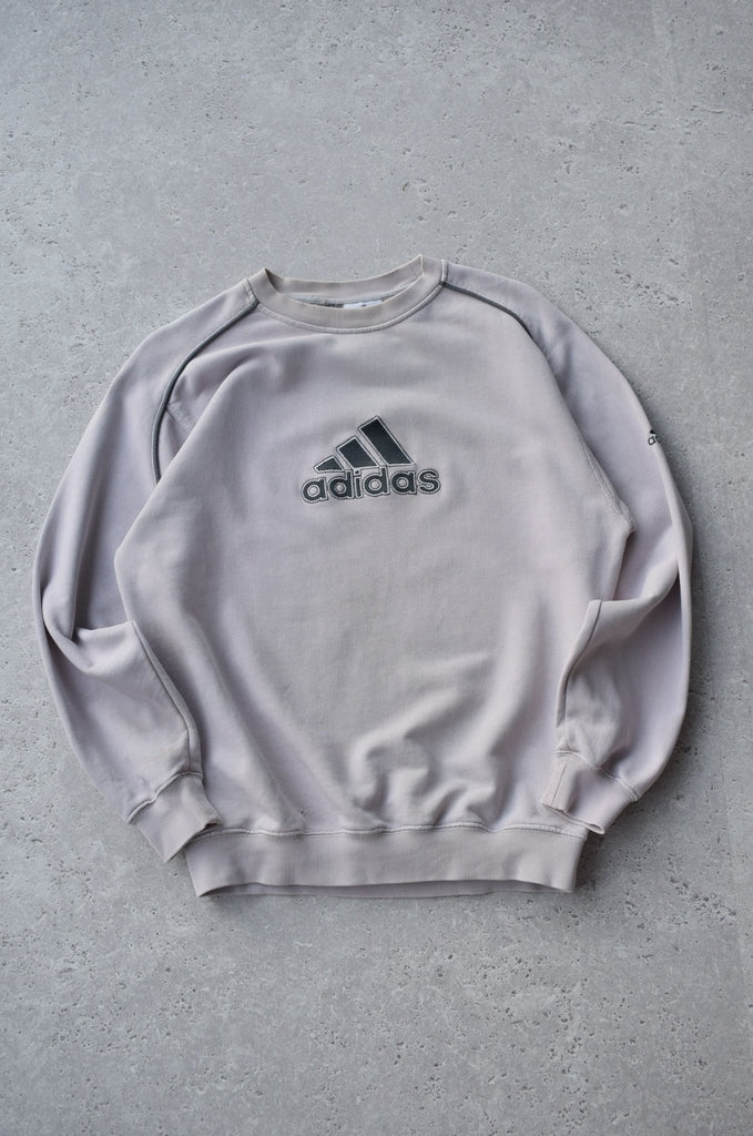 Vintage Adidas Spellout Embroidered Sweater (S/M) - Retrospective Store