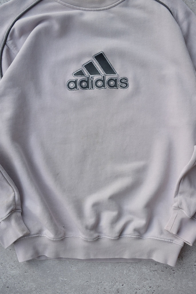 Vintage Adidas Spellout Embroidered Sweater (S/M) - Retrospective Store
