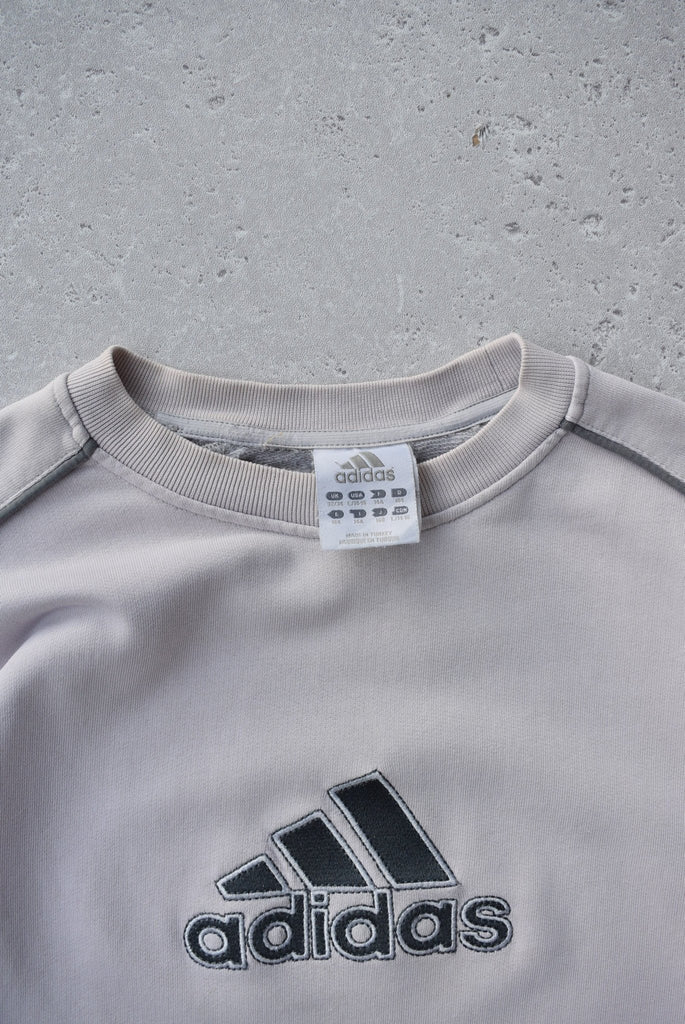 Vintage Adidas Spellout Embroidered Sweater (S/M) - Retrospective Store