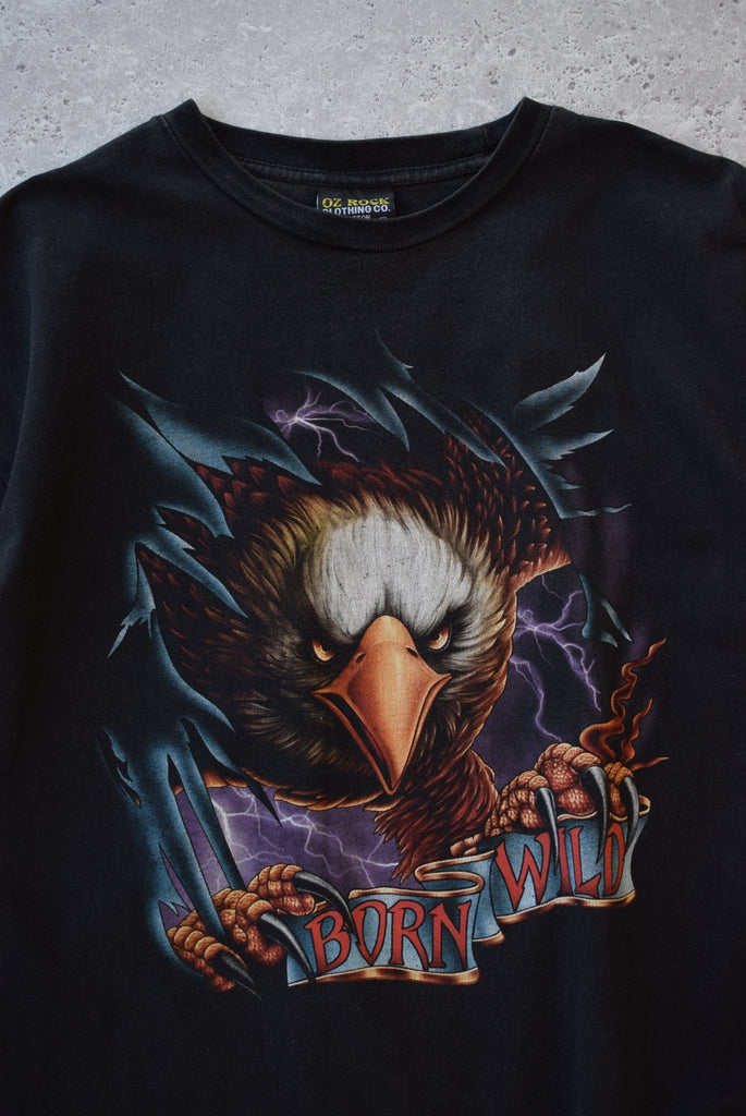 Vintage Born Wild Eagle Tee (L) - Retrospective Store