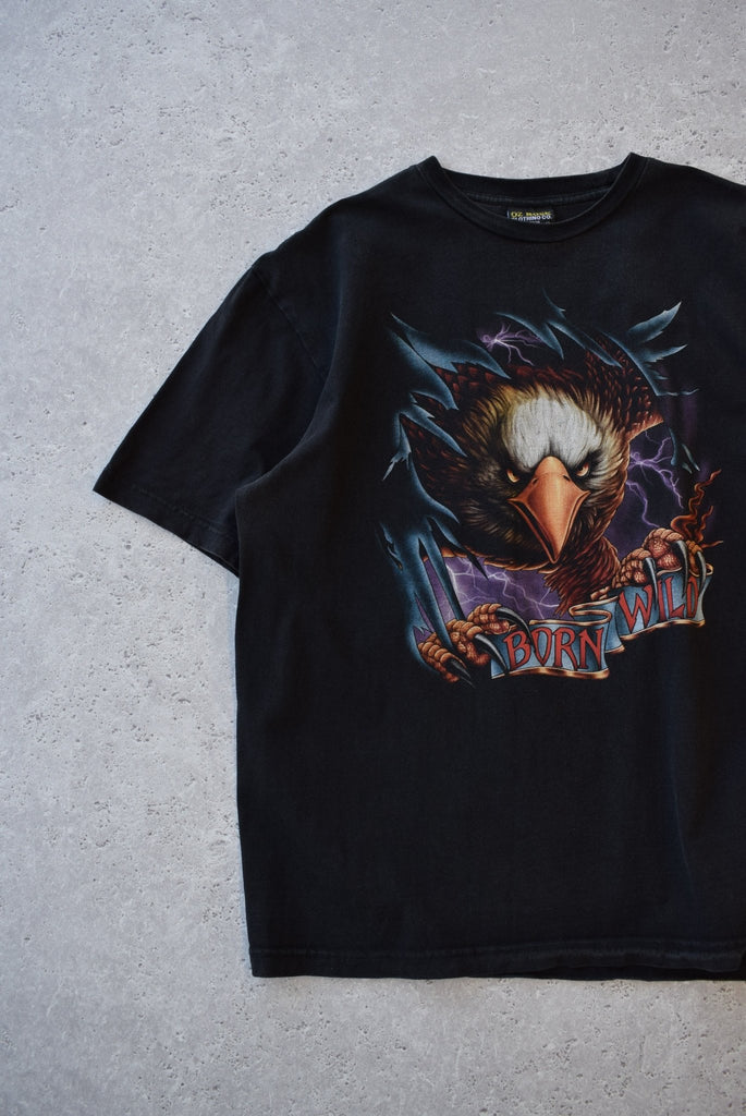 Vintage Born Wild Eagle Tee (L) - Retrospective Store