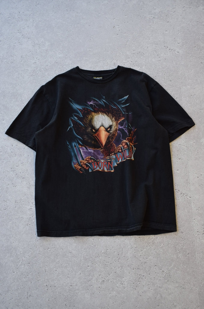 Vintage Born Wild Eagle Tee (L) - Retrospective Store