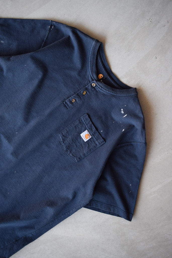 Vintage Carhartt Classic Logo Pocket Tee (XXL) - Retrospective Store