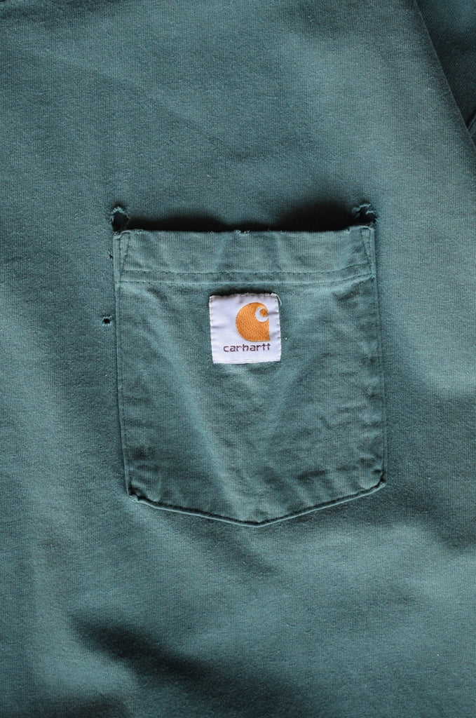 Vintage Carhartt Classic Logo Pocket Tee (XXL) - Retrospective Store