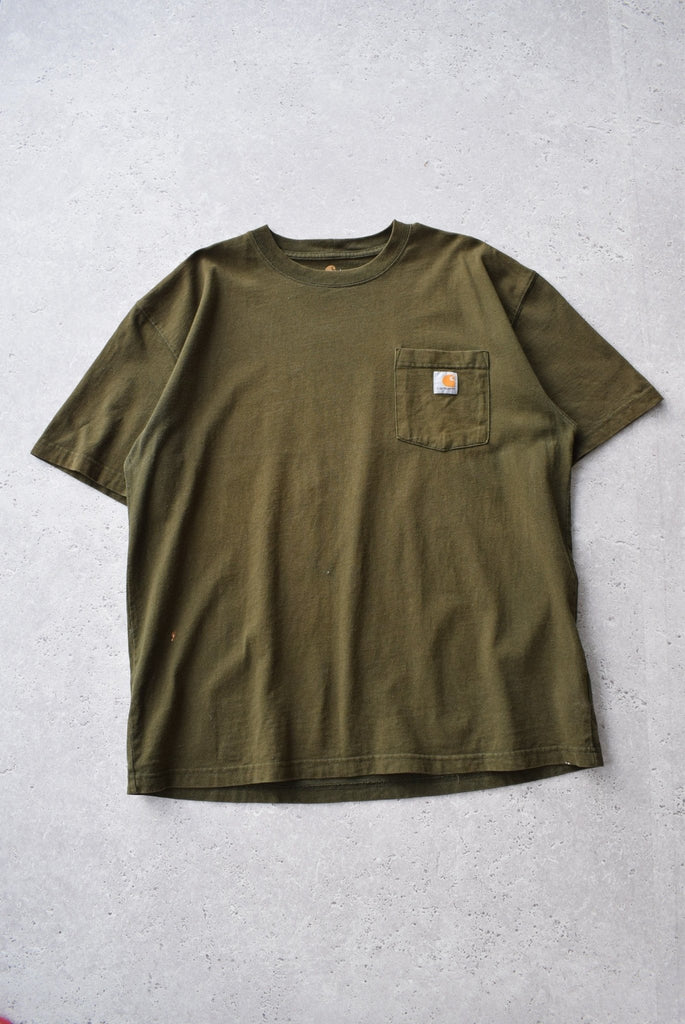 Vintage Carhartt Classic Logo Tee (XL) - Retrospective Store