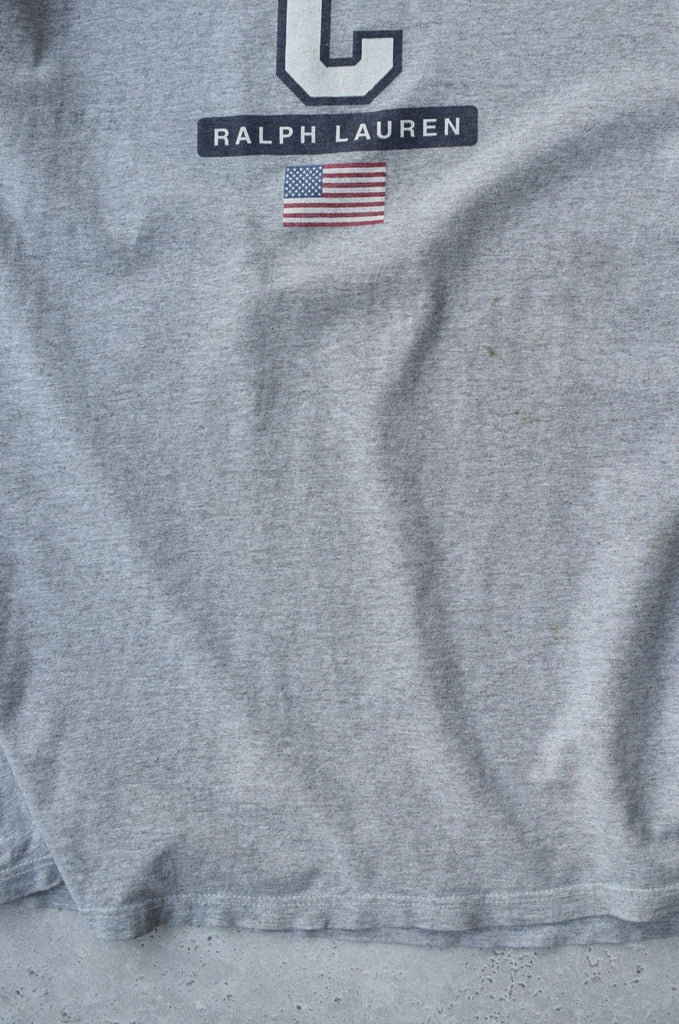 Vintage Chaps Ralph Lauren Spellout Tee (XL) - Retrospective Store