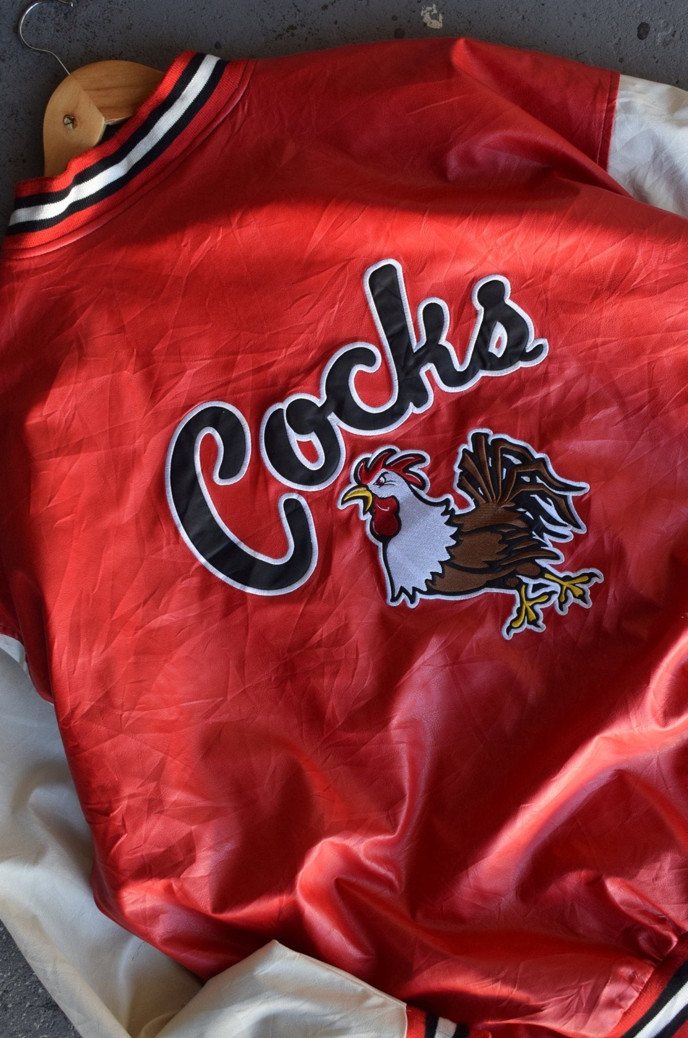 Vintage Cocks Varsity Jacket (XXL) - Retrospective Store