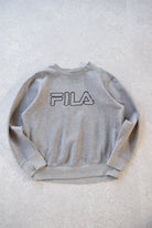 Vintage Fila Embroidered Spellout Sweater (S) - Retrospective Store