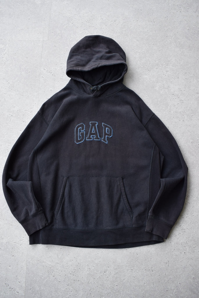 Vintage Gap Embroidered Spellout Hoodie (XL/XXL) - Retrospective Store