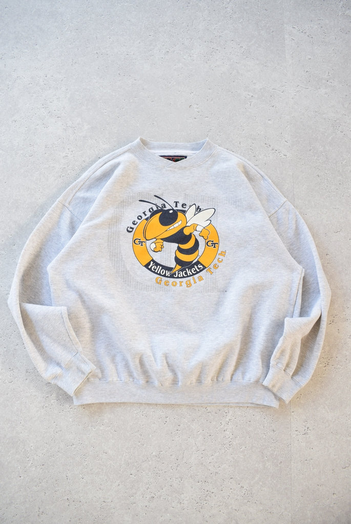 Vintage Georgia Tech University Yellow Jackets Sweater (XL) - Retrospective Store