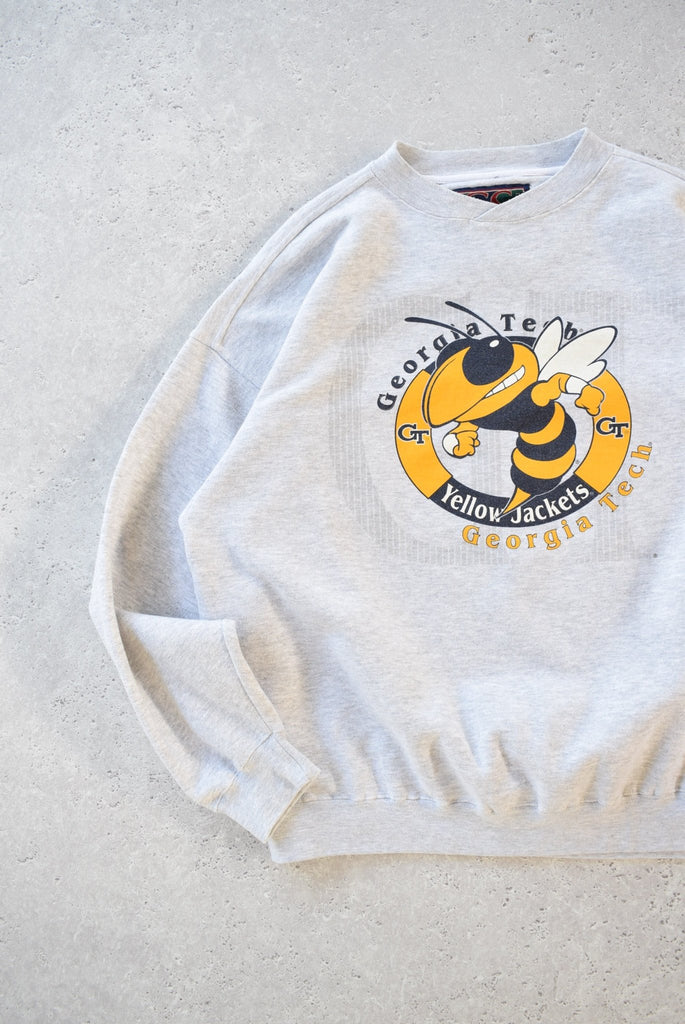 Vintage Georgia Tech University Yellow Jackets Sweater (XL) - Retrospective Store