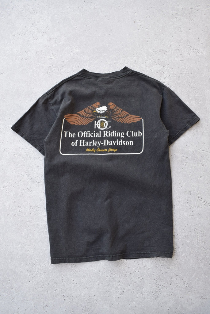 Vintage Harley Davidson Owners Group Tee (M) - Retrospective Store