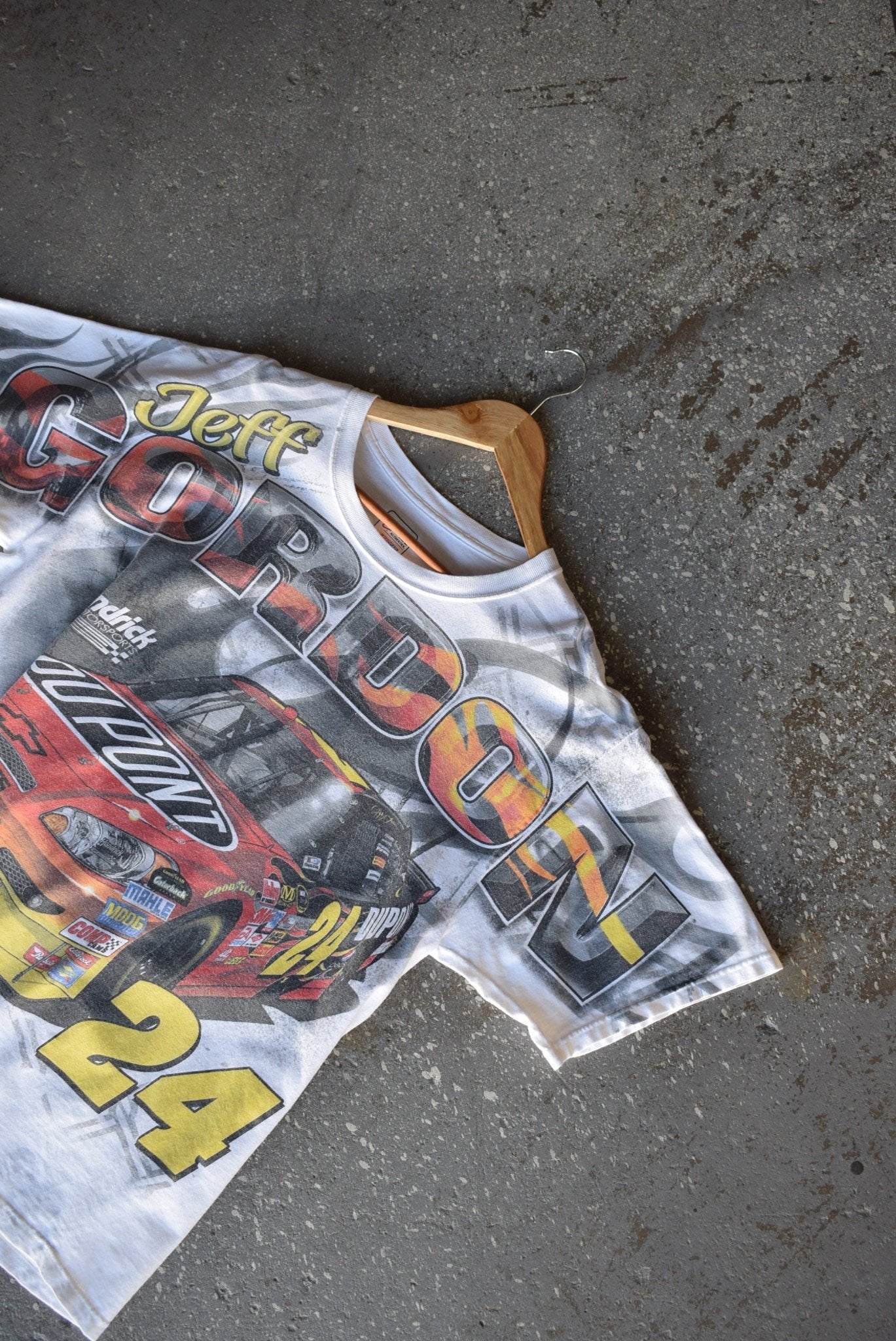 Vintage NASCAR Jeff Gordon All Over Print Tee (L) - Retrospective Store