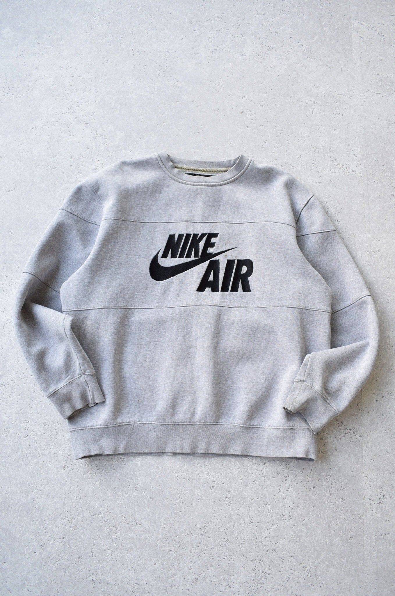 Vintage Nike Air Spellout Embroidered Sweater (L) - Retrospective Store