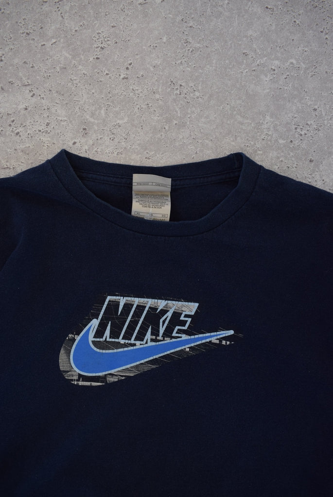 Vintage Nike Spellout Long Sleeve Tee (XL) - Retrospective Store