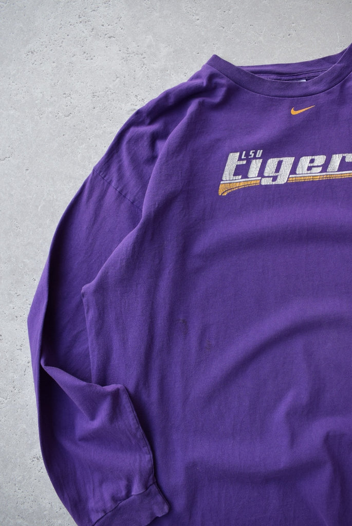 Vintage Nike x LSU Tigers Long Sleeve Tee (XXL) - Retrospective Store