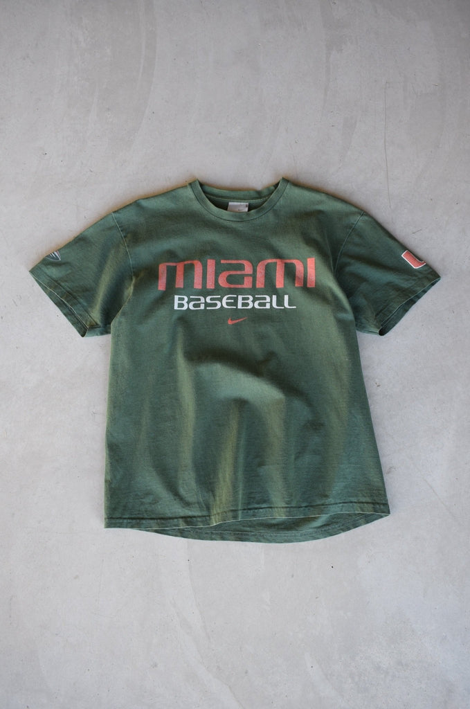 Vintage Nike x Miami Baseball Tee (M) - Retrospective Store