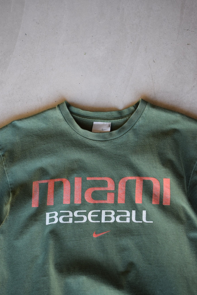 Vintage Nike x Miami Baseball Tee (M) - Retrospective Store