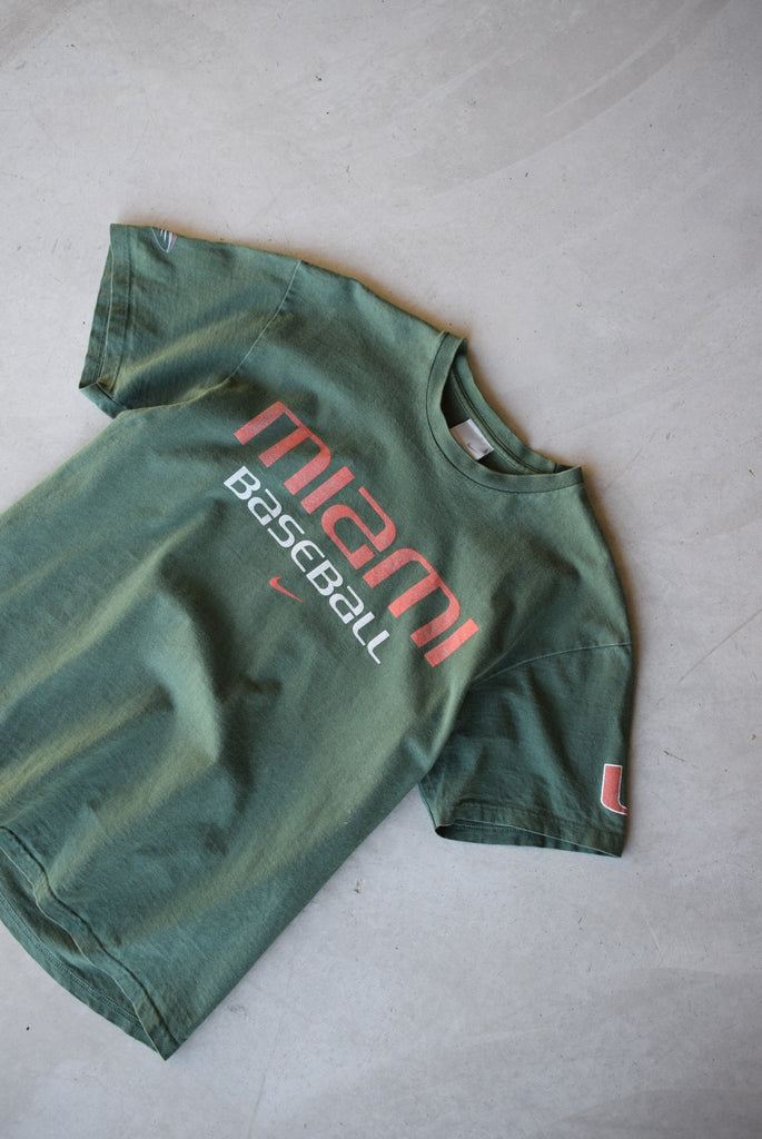 Vintage Nike x Miami Baseball Tee (M) - Retrospective Store