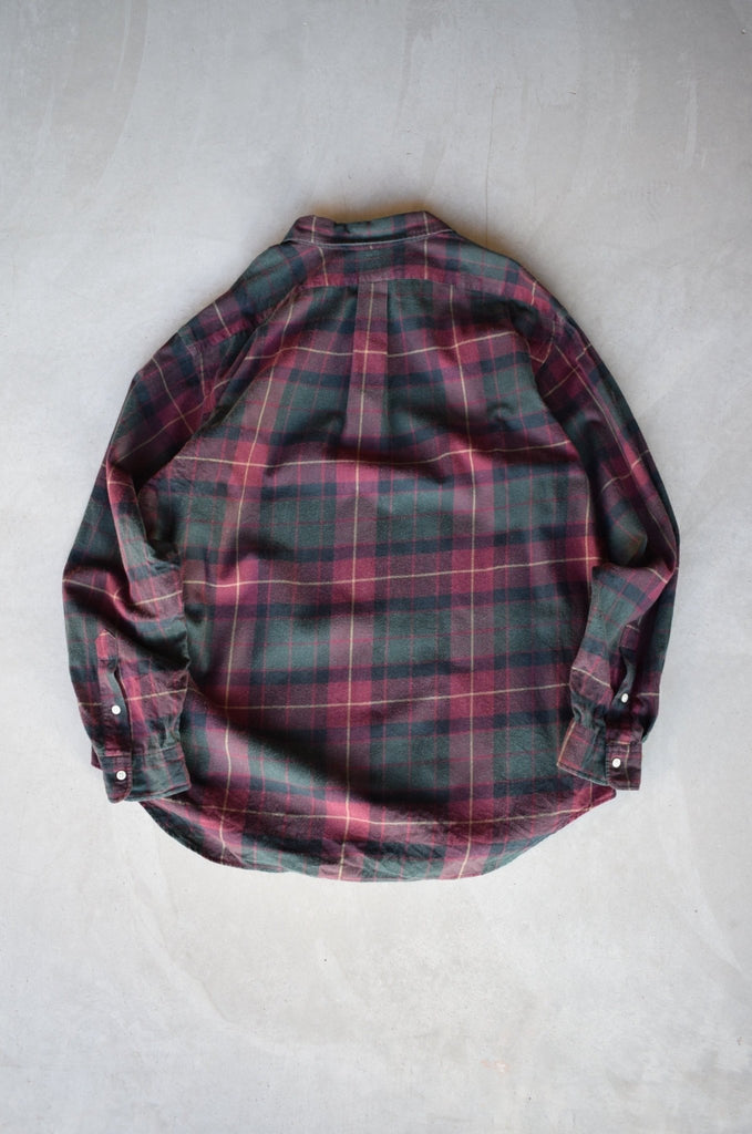 Vintage Polo Ralph Lauren Flannel Button Up (XL) - Retrospective Store